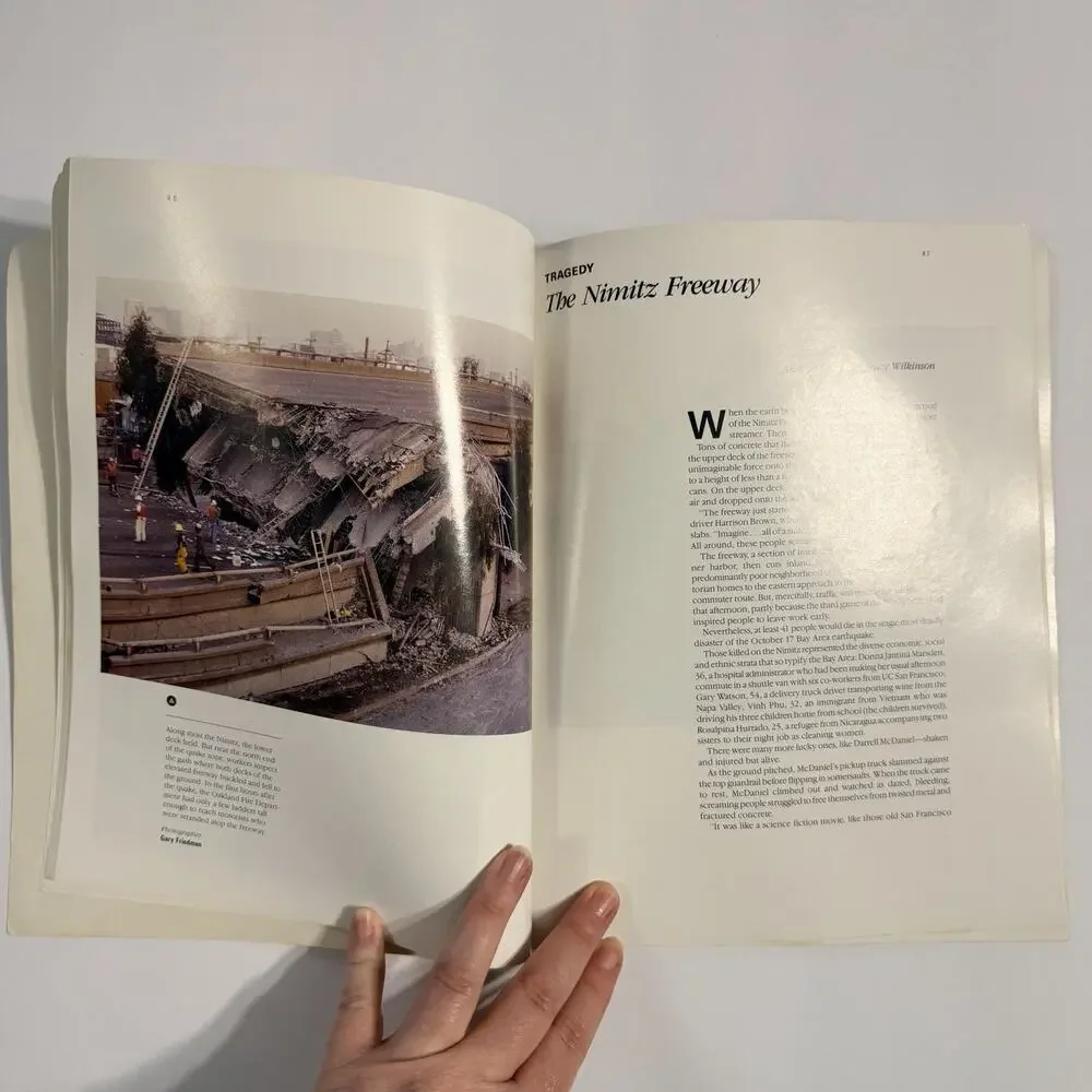 The 1989 San Francisco Bay Earthquake Portraits of Tragedy and Courage Paperback